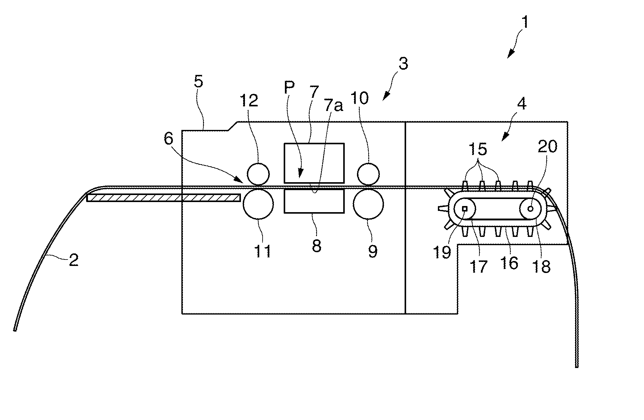 Inkjet printer having a paper edge cover