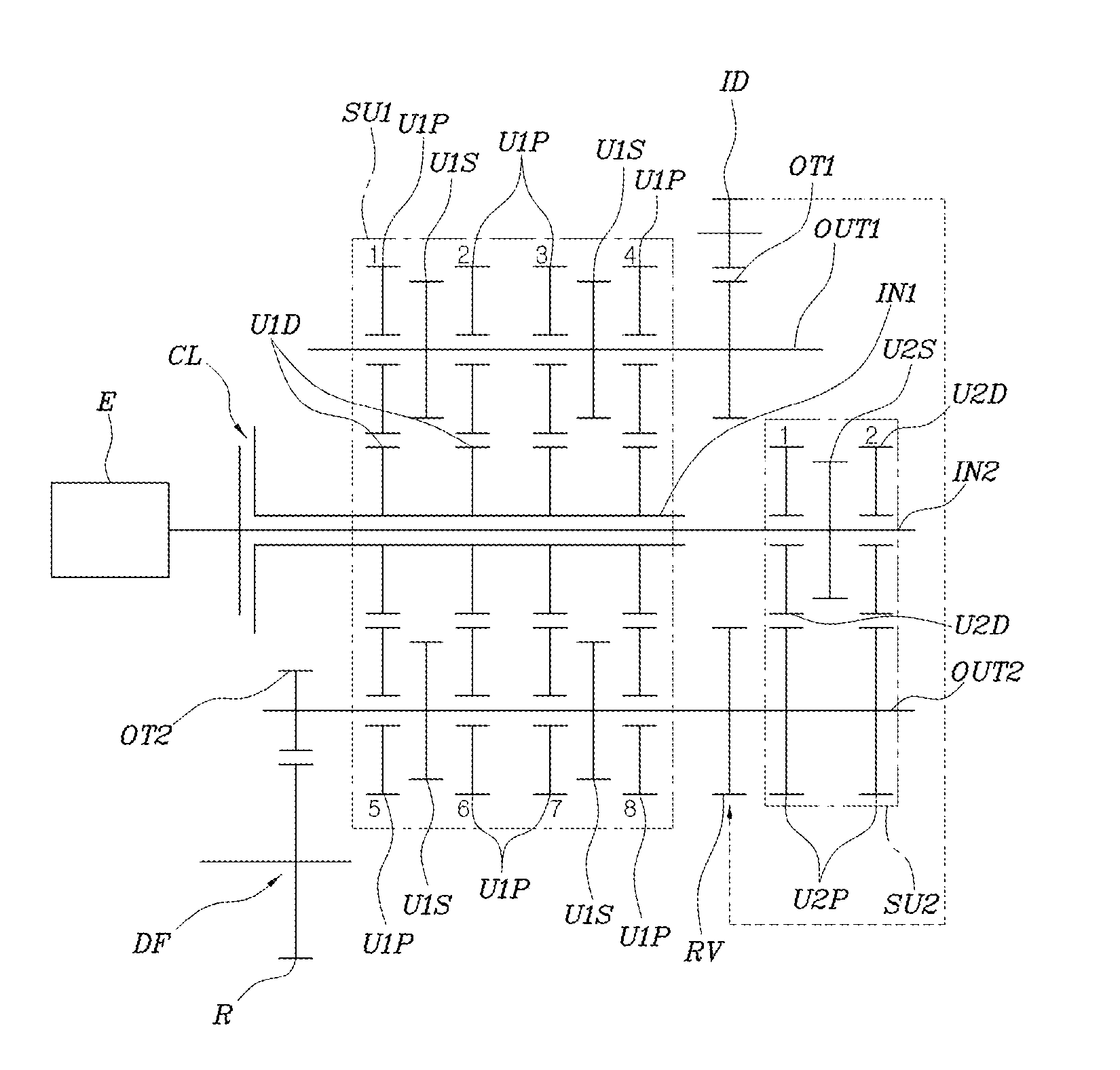 Transmission for vehicle