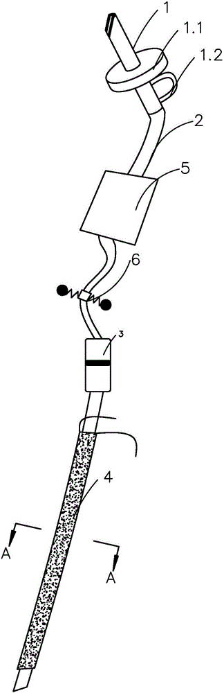 Macromolecule positive temperature coefficient (PTC) constant temperature heating infusion set