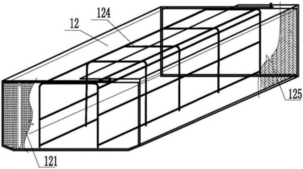 Fabricated type cavity board for stress island cavity floor system