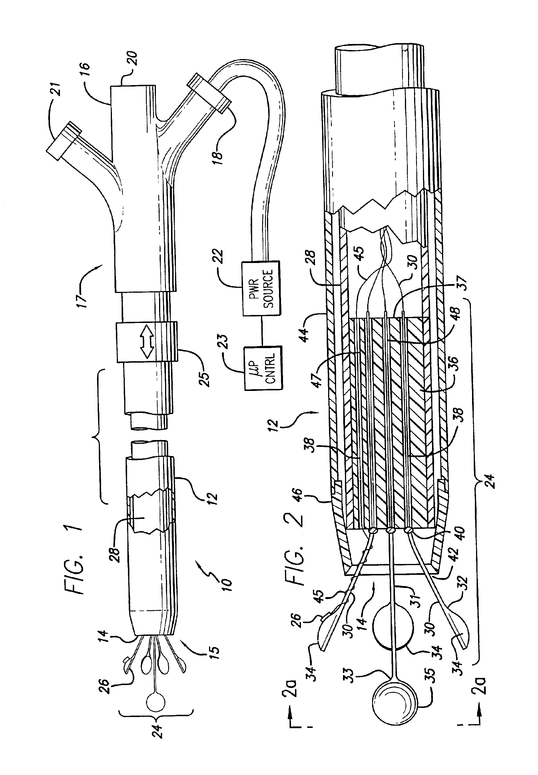 Expandable vein ligator catheter and method of use