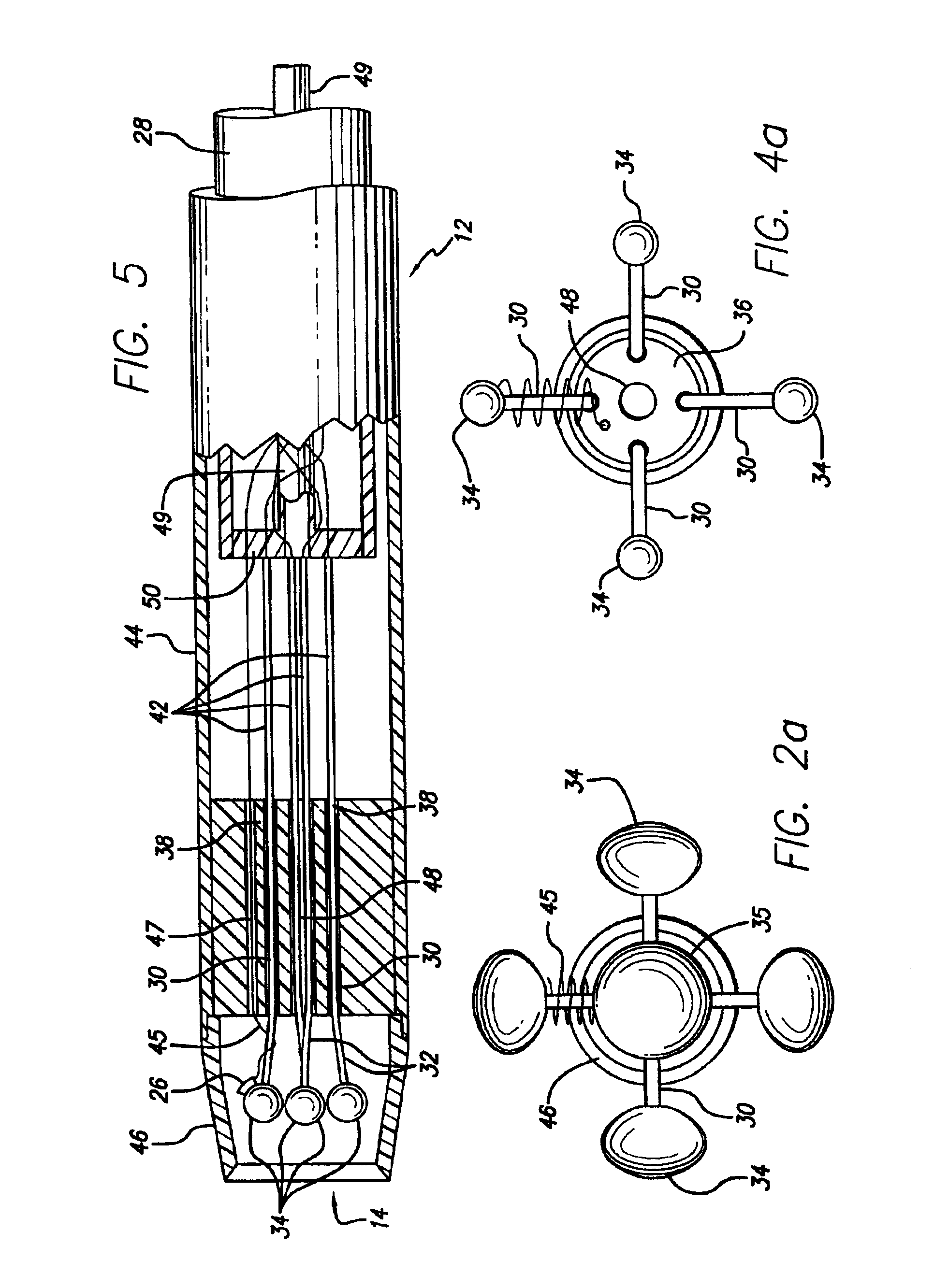 Expandable vein ligator catheter and method of use