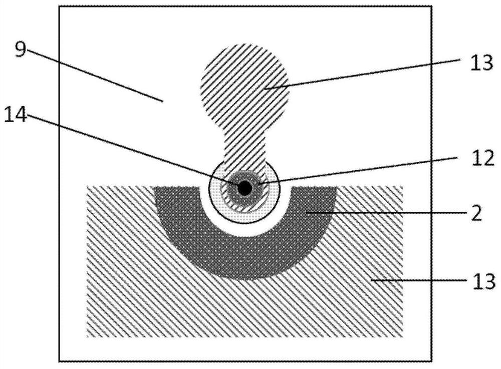 Vertical cavity surface emitting semiconductor laser structure