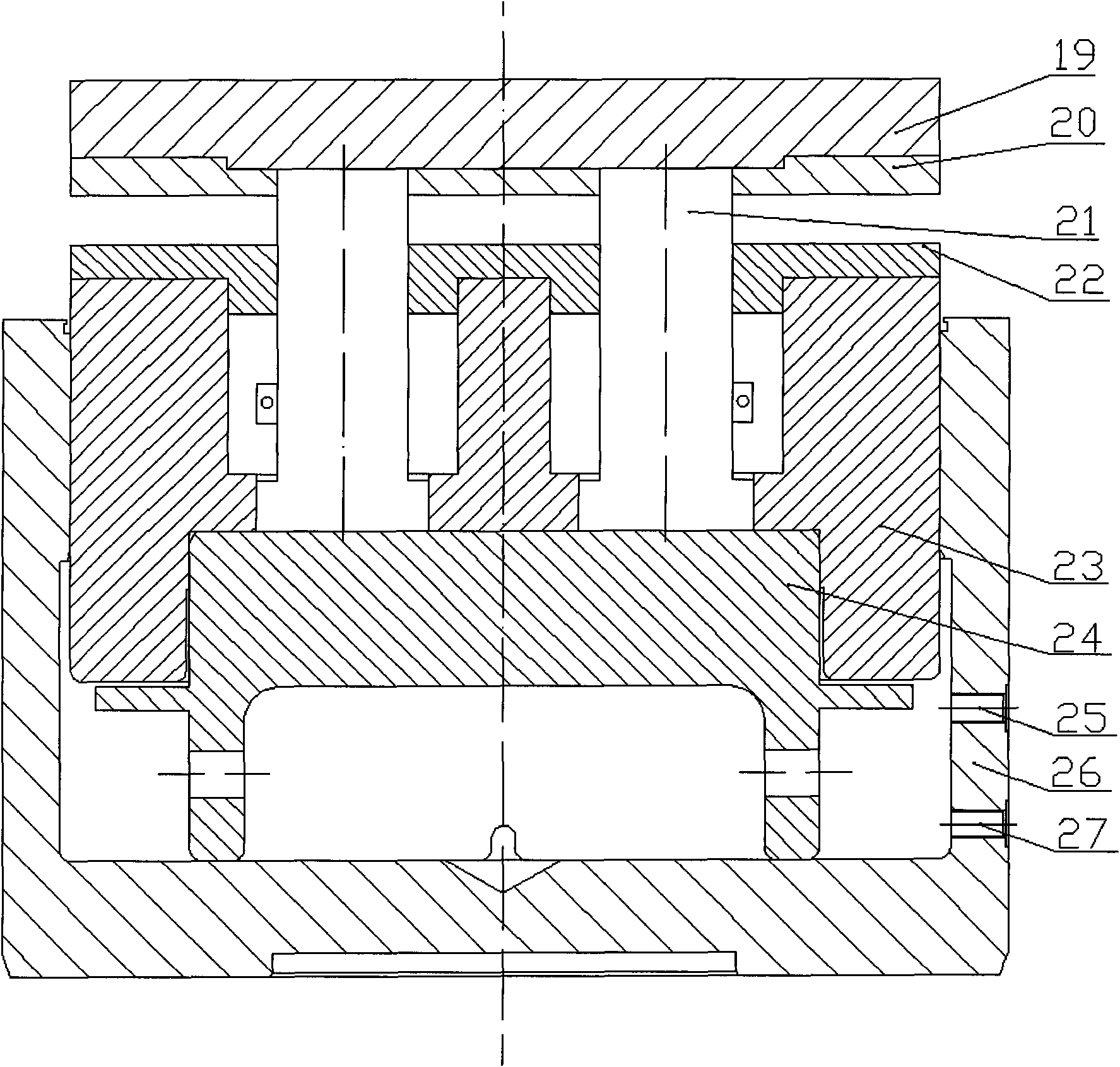 10MN microcomputer-controlled electro-hydraulic servo force standard machine and application method thereof