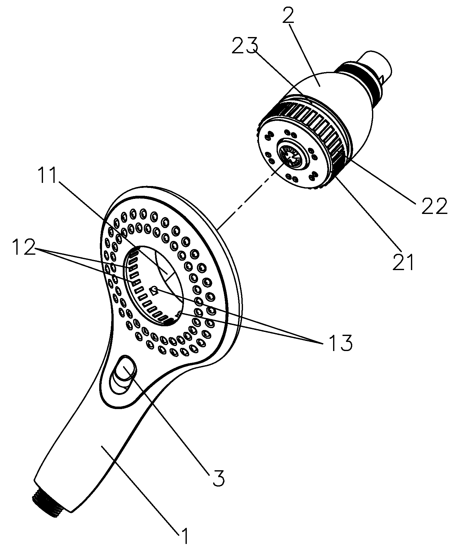 Composite Shower Head