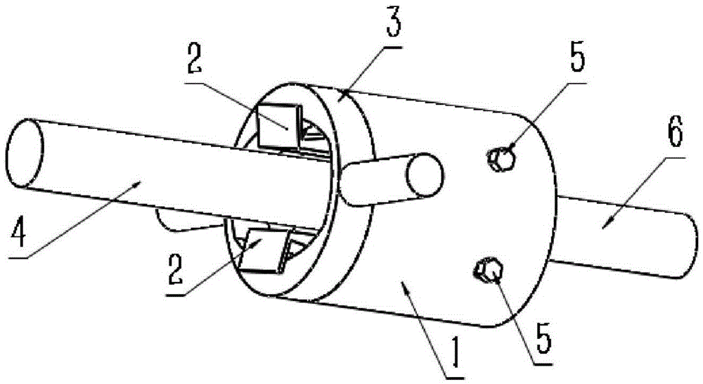 Device for quickly breaking pull rope or pull rod