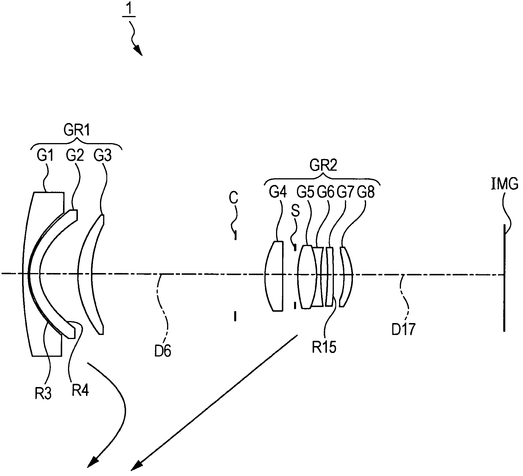 Zoom lens and image pickup device