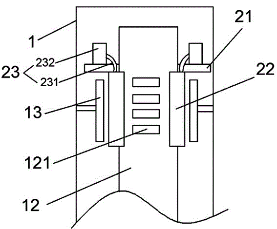 Trimming device for fireproof door frame