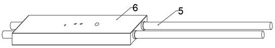 Hot pressing device for aluminum alloy plate processing