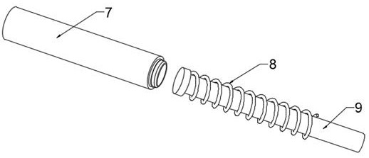 Hot pressing device for aluminum alloy plate processing