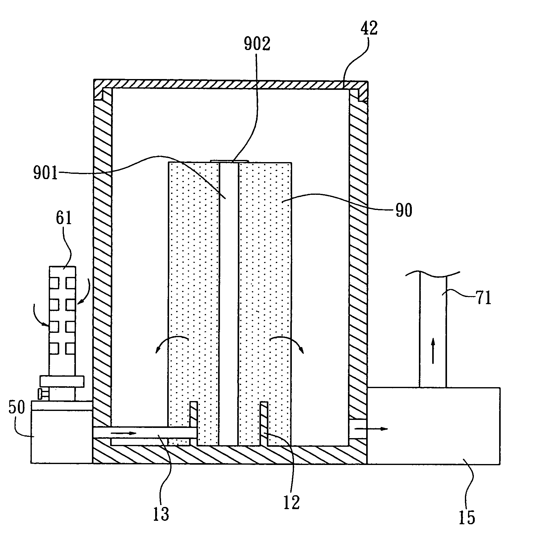 Filtering device