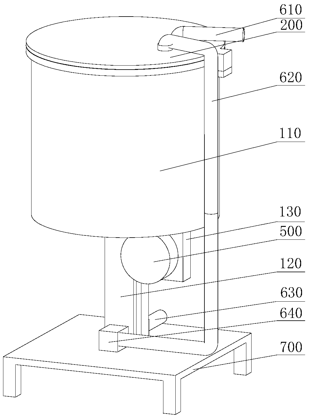 A reciprocating extrusion washing machine