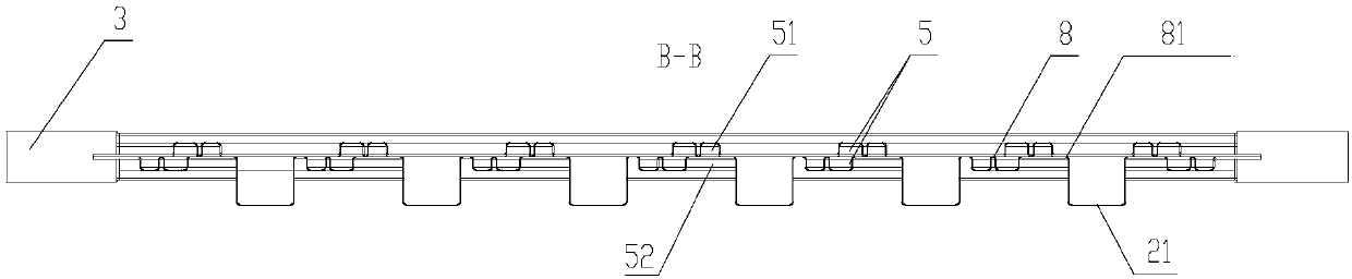 Novel micro-through plate and heating radiator and air conditioner tail end equipment provided with same