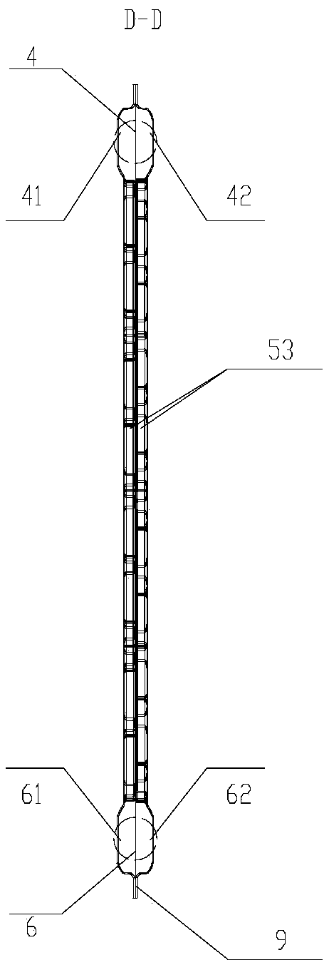 Novel micro-through plate and heating radiator and air conditioner tail end equipment provided with same