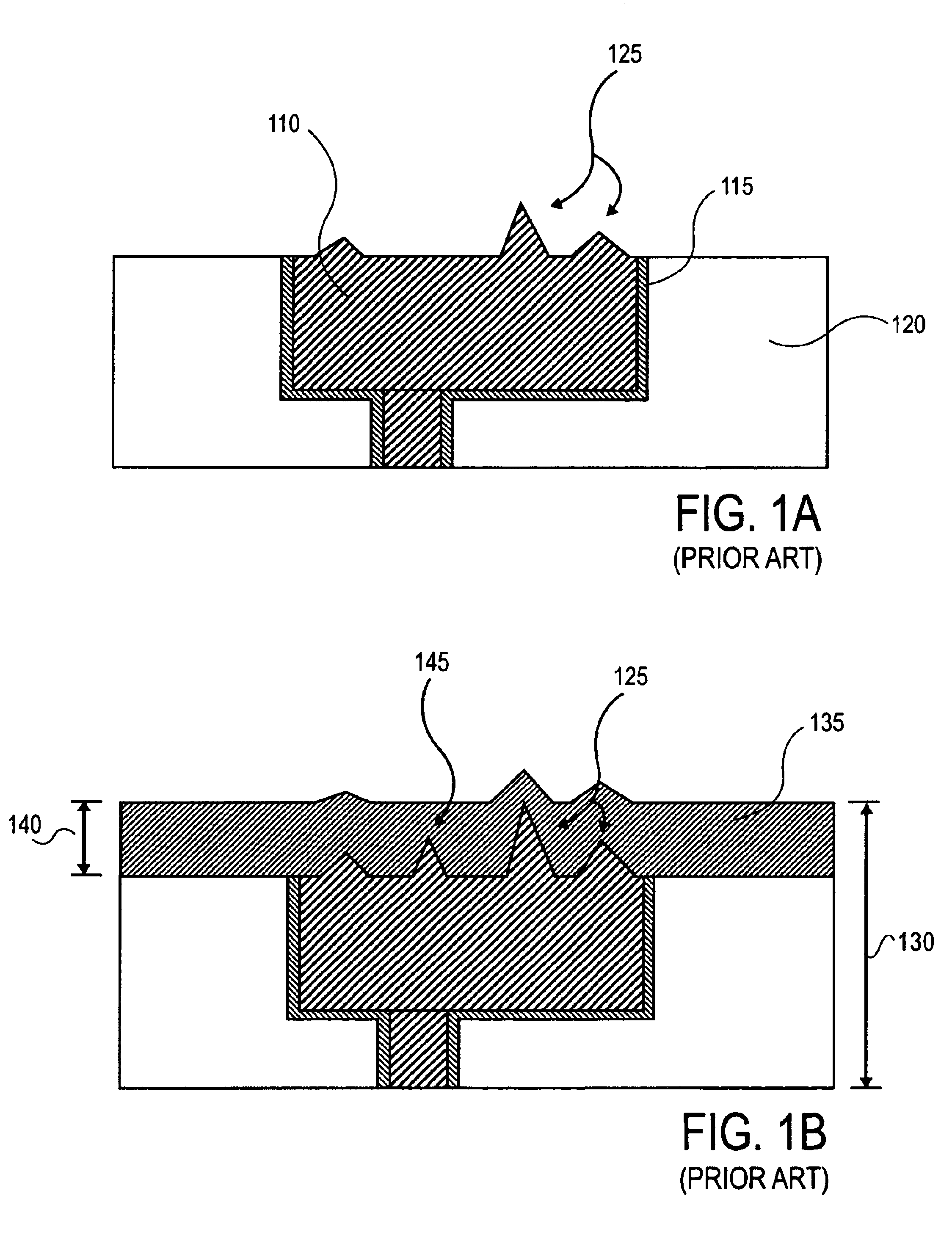 Methods and devices for the suppression of copper hillock formation