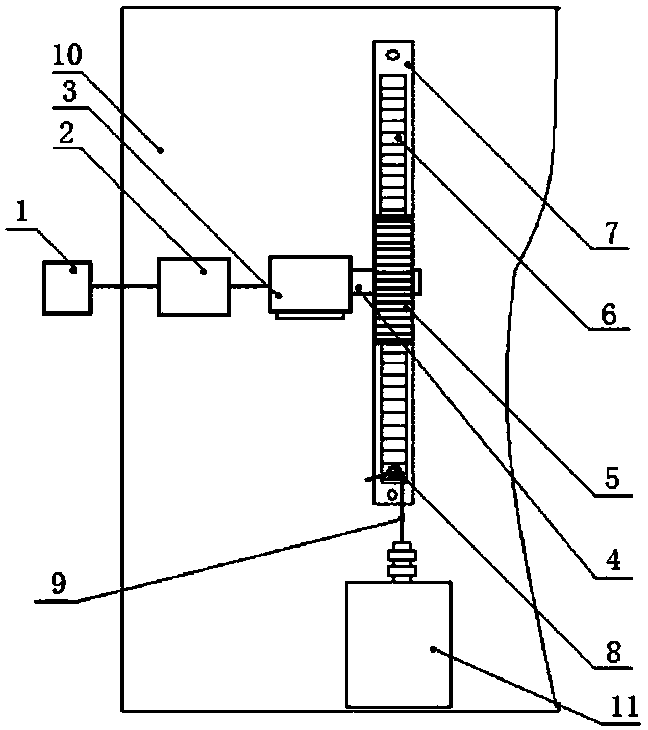 Automatic constant-pressure control device for diesel pump