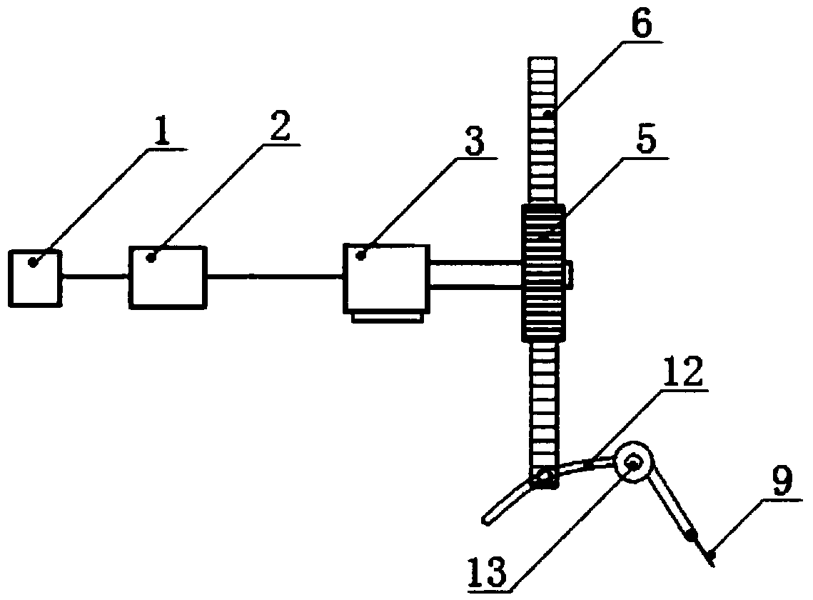 Automatic constant-pressure control device for diesel pump