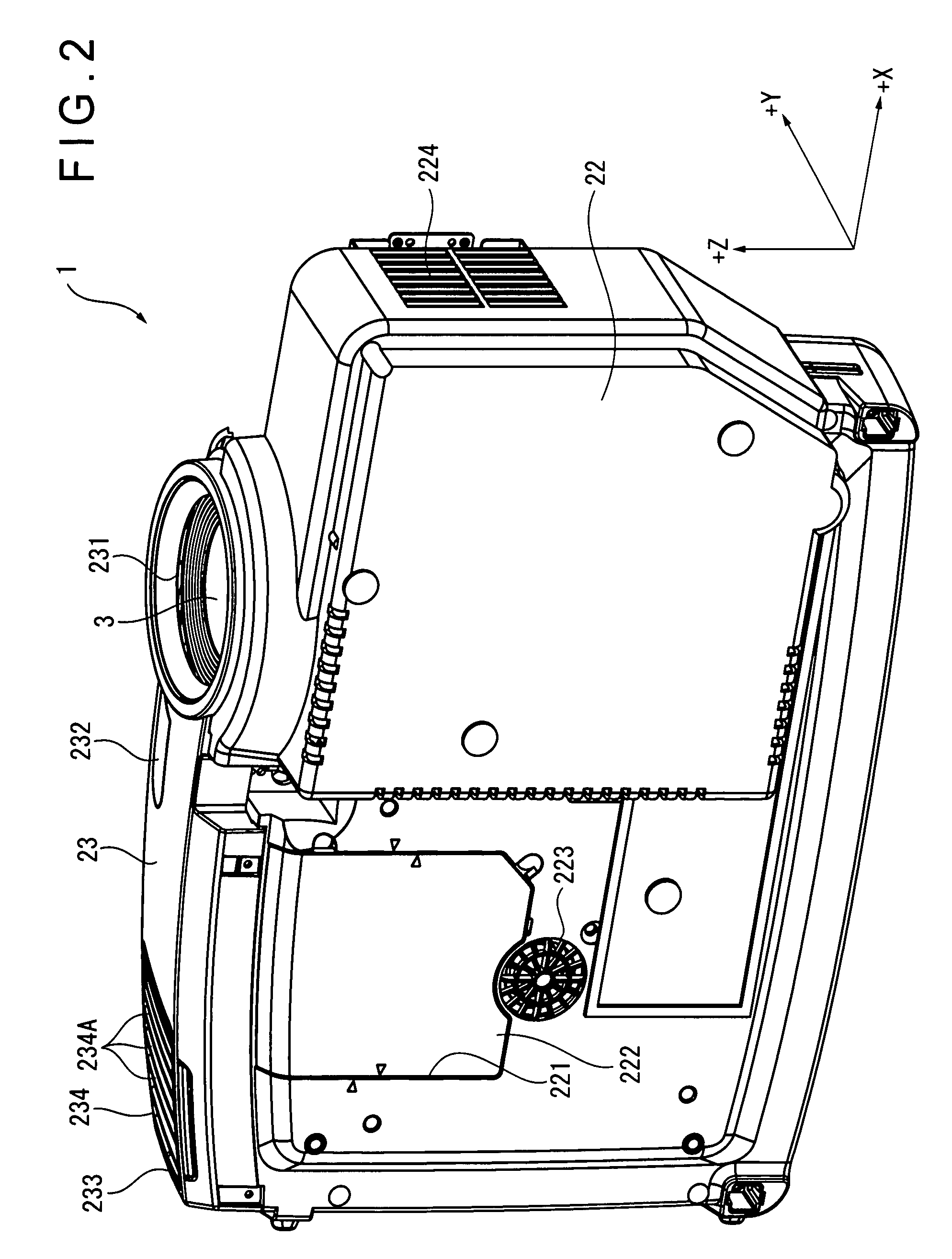 Cooling device and projector