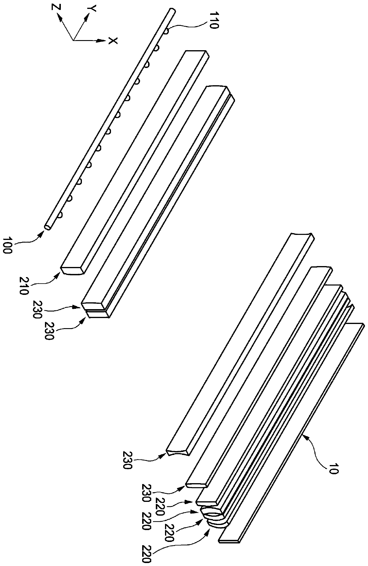 Slit light source and vision inspection apparatus having the same