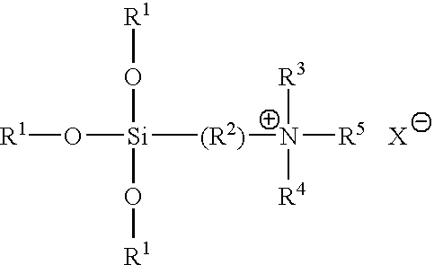 Cleaning and multifunctional coating composition containing an organosilane quaternary compound and methods of using