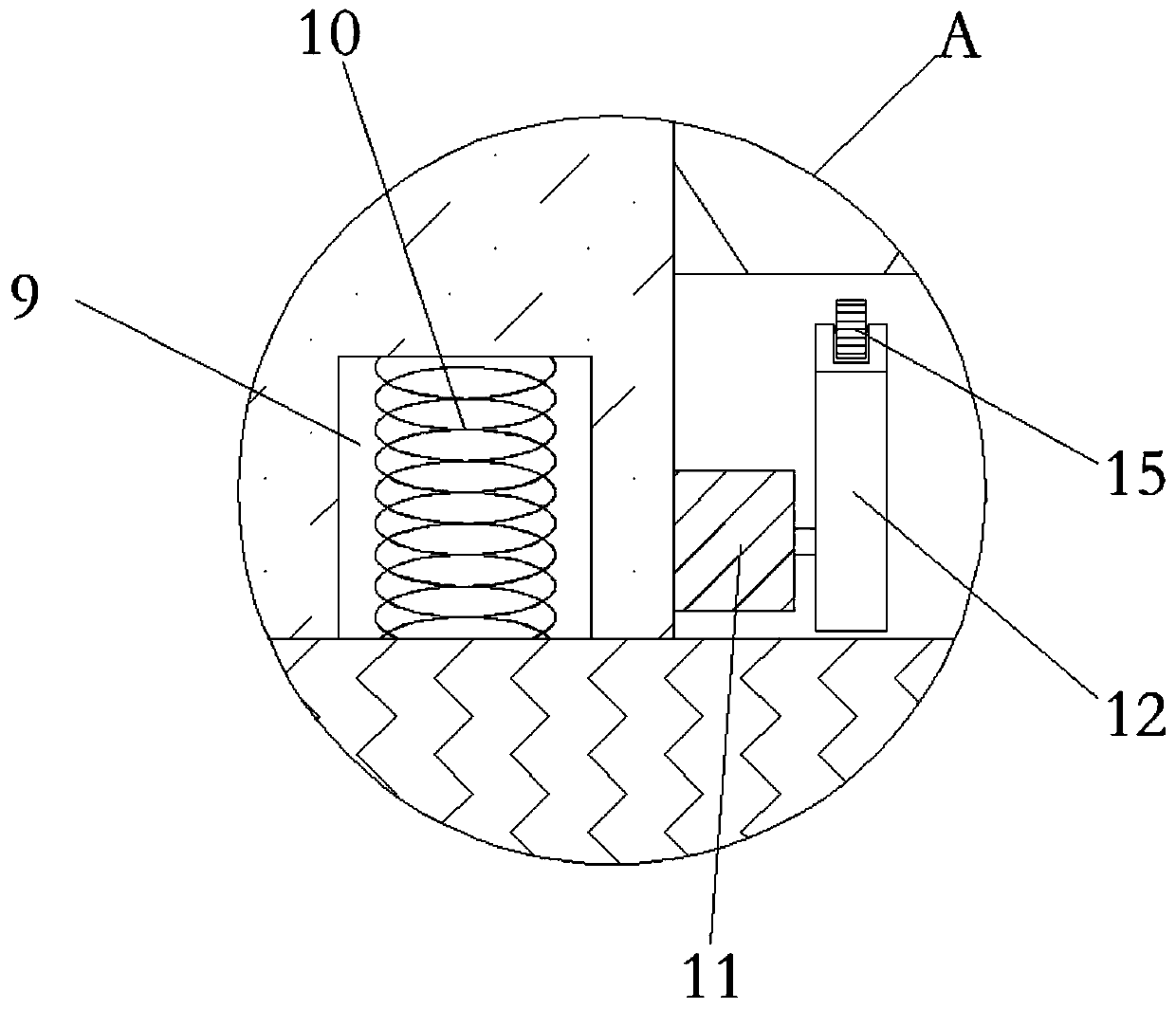 Marine heat exchanger with high blow-drying efficiency