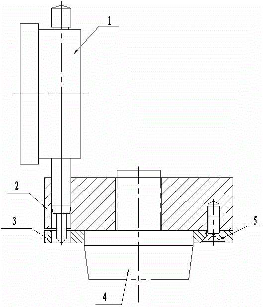 Accuracy measurement method for precision tapered hole