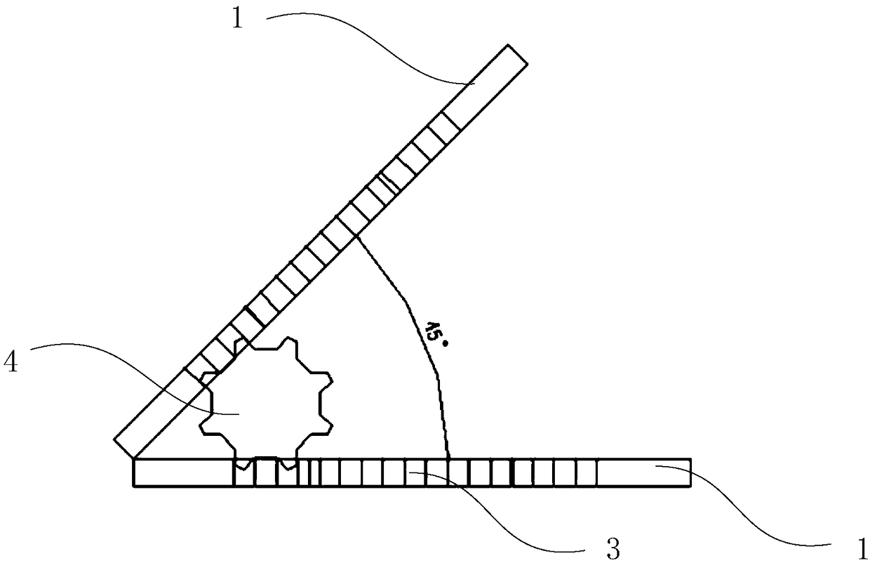 Angle adjustable anchor cable cushion plate