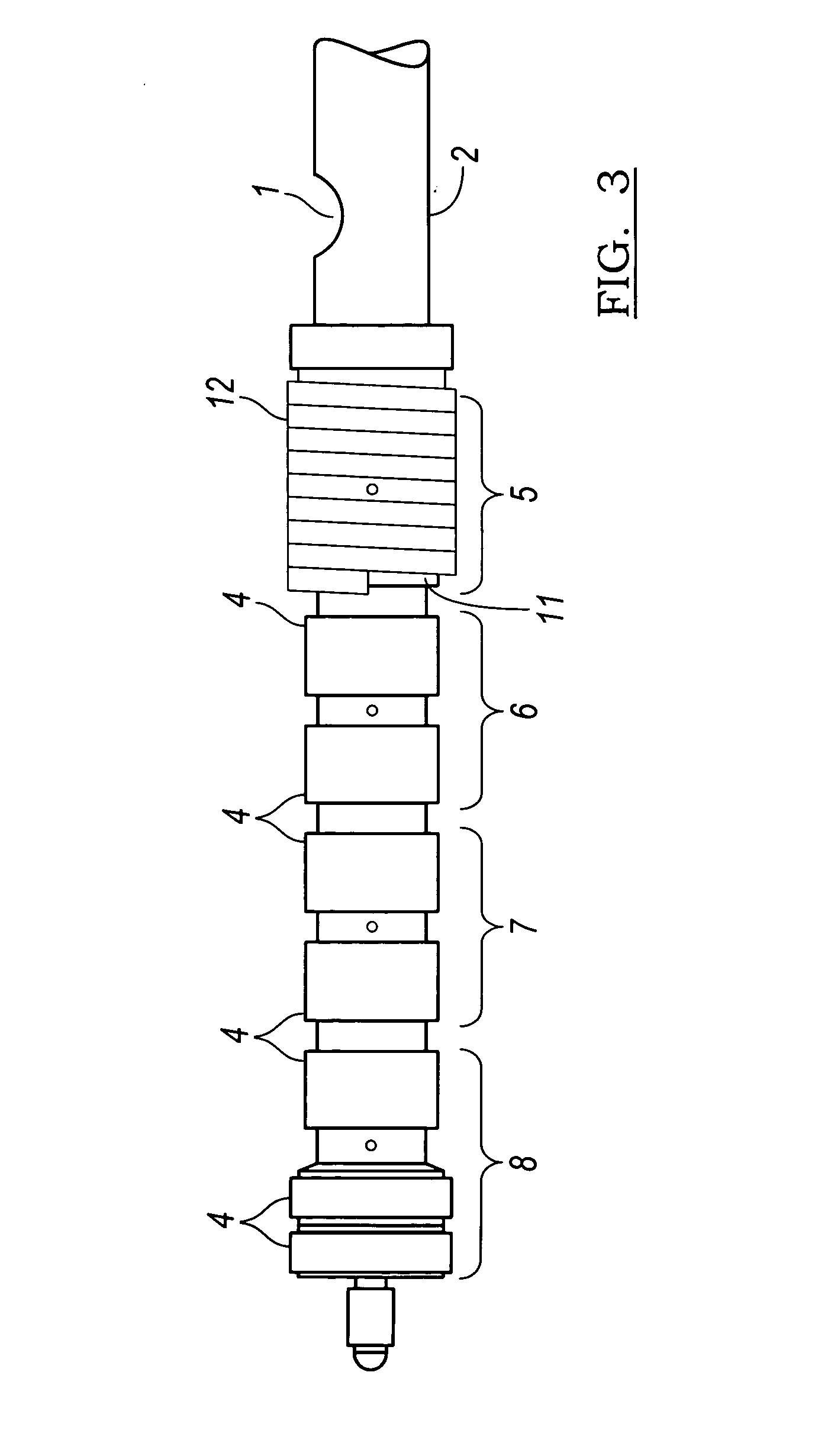 Heating system for plastic processing equipment having a profile gap