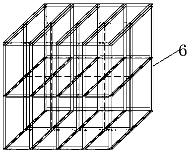 Invert trestle structure for simple multi-straddle type tunnel and construction method