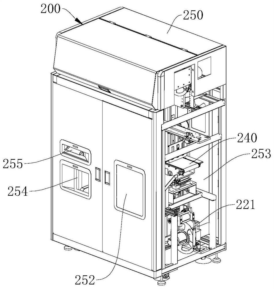 Stacking opening assembly, stacking mechanism, stacking pre-wrapping module and cash handling system