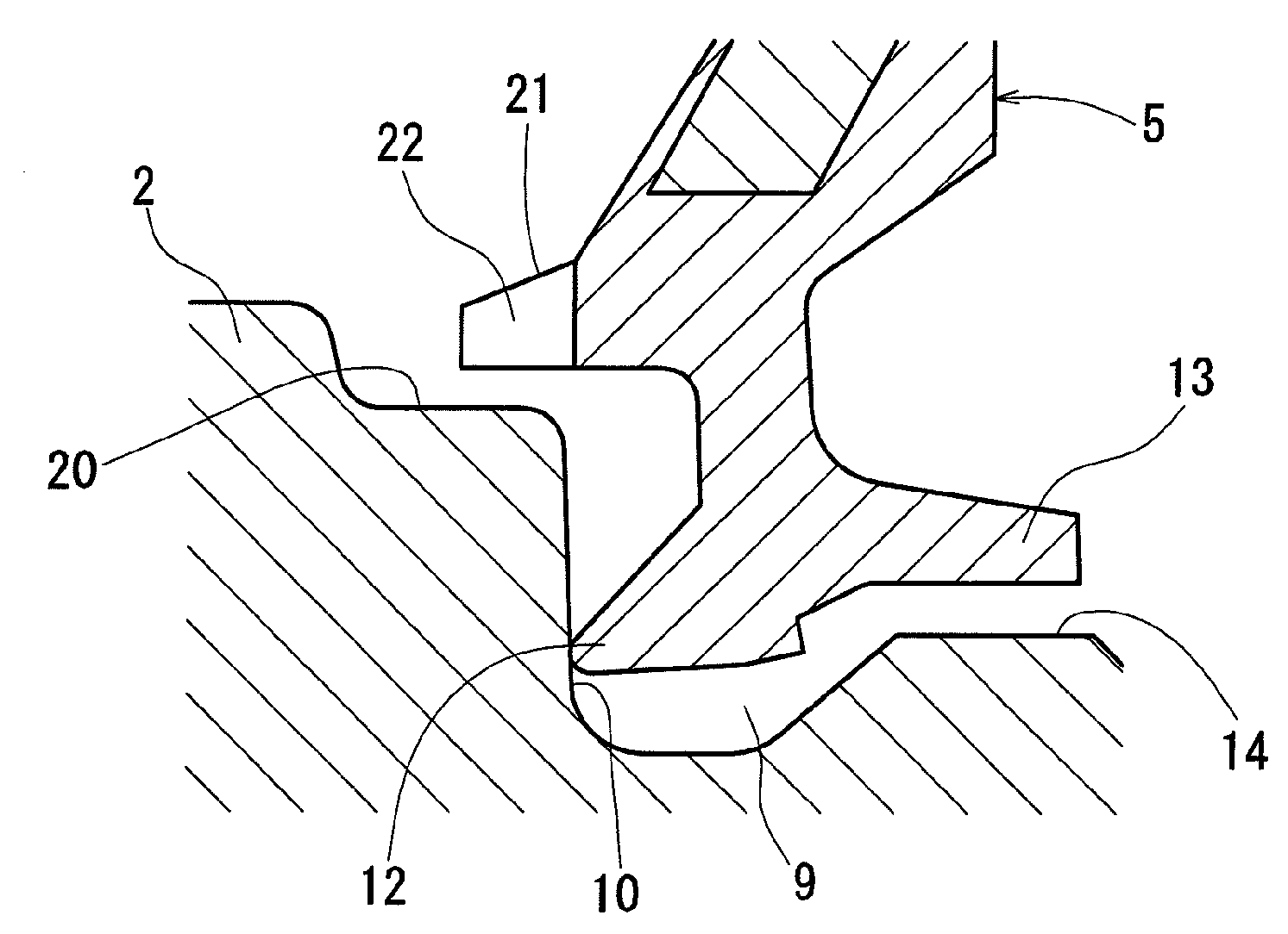 Sealed rolling bearing