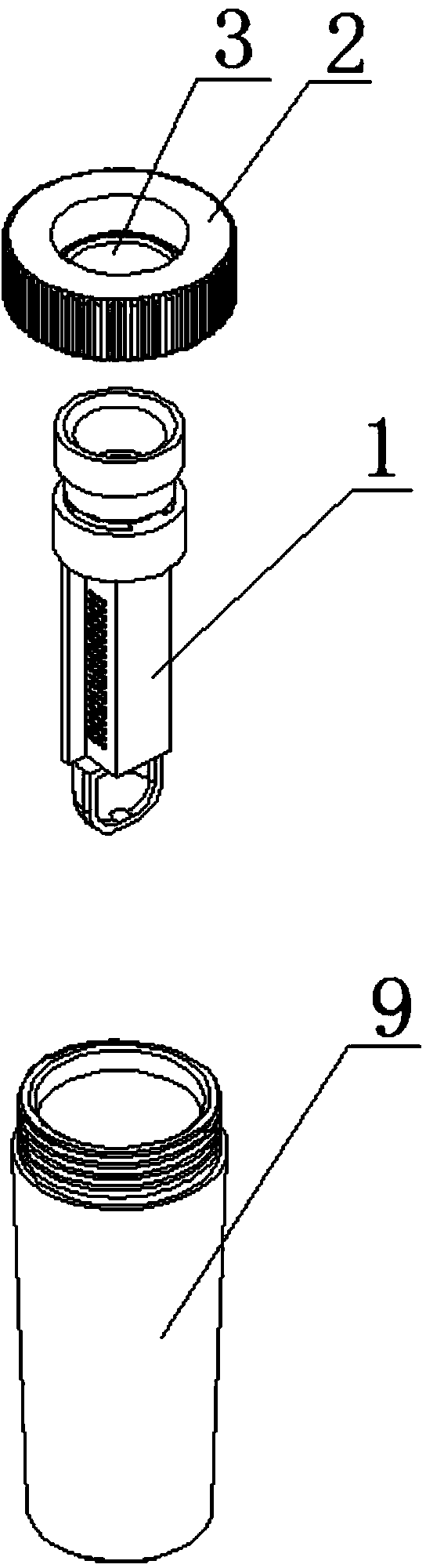 Method and equipment for making defecate detection solution, and diafiltration device thereof