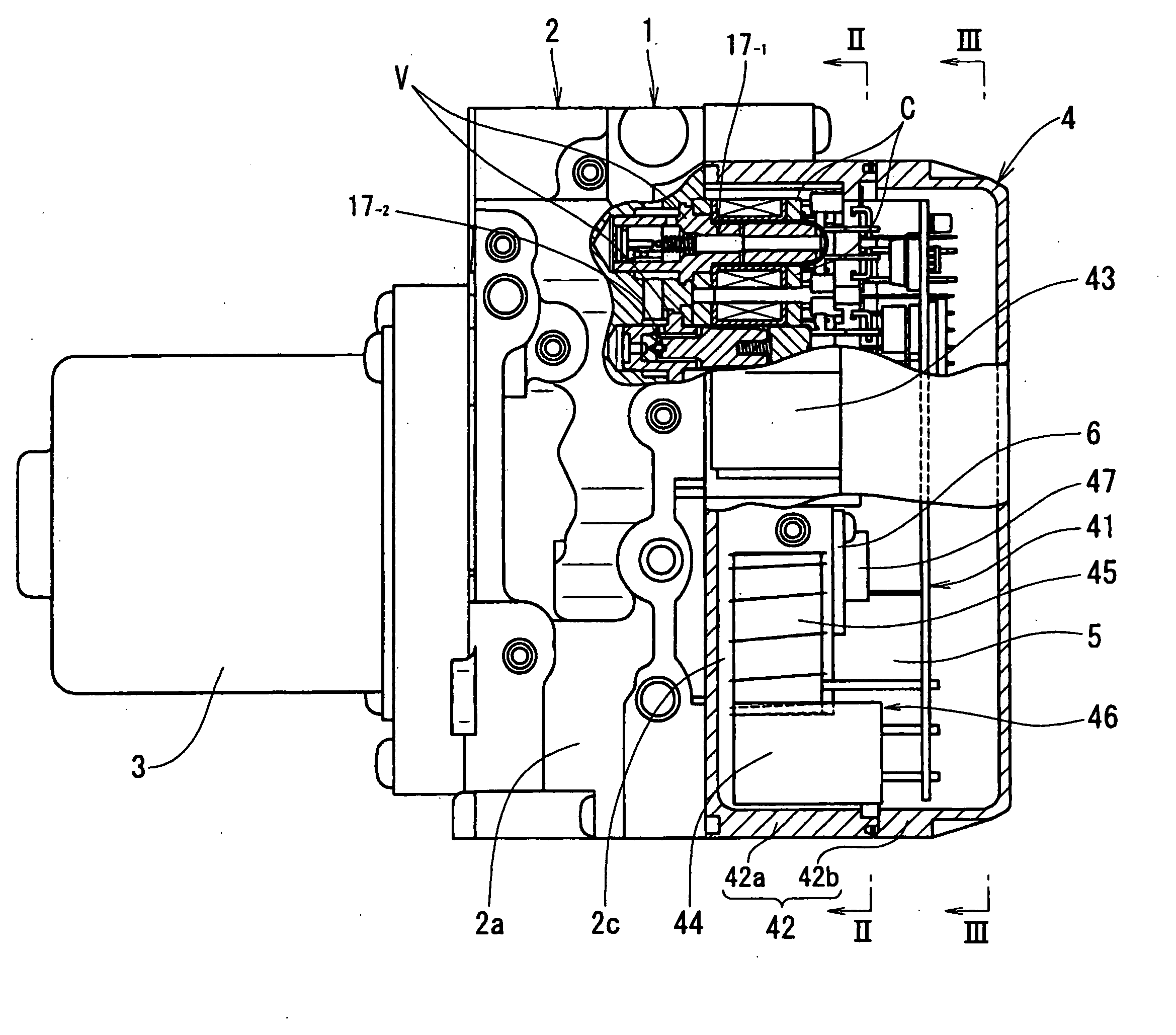 Braking pressure control unit for vehicle braking system