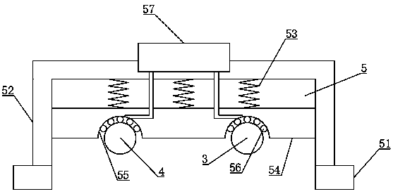 An anti-channeling shaft device for a mechanically driven grate cooler