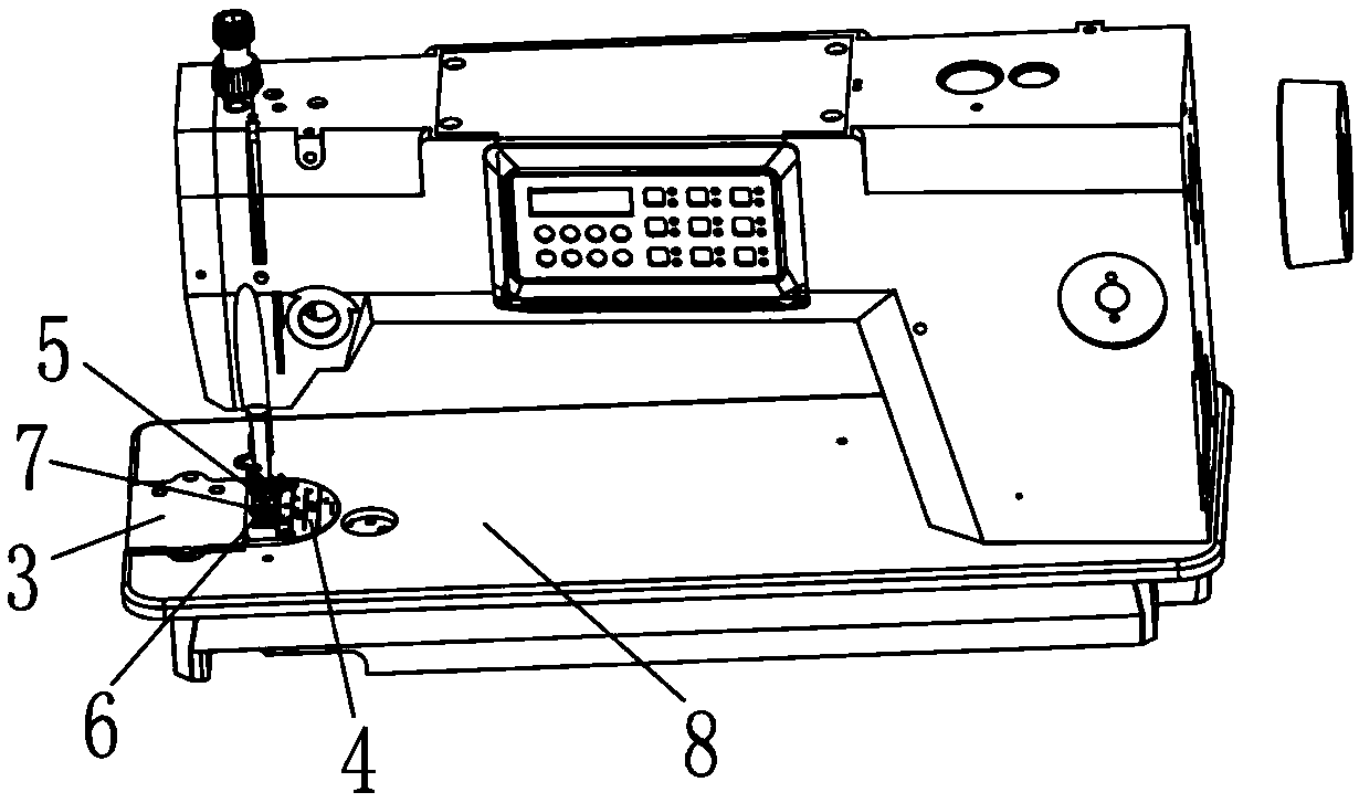 Thread cutting device for sewing machine