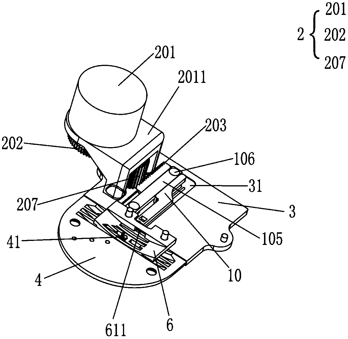 Thread cutting device for sewing machine