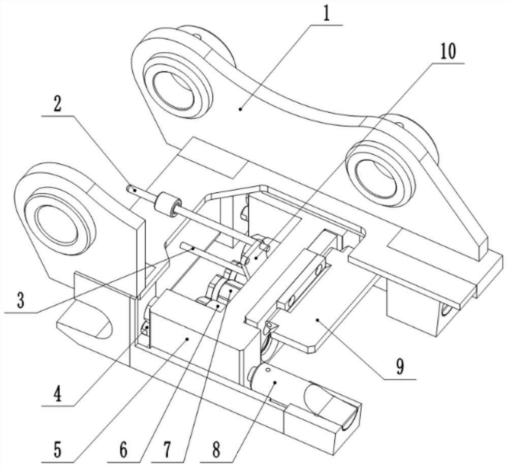 Quick-change device capable of automatically conducting hydraulic and electrical channels