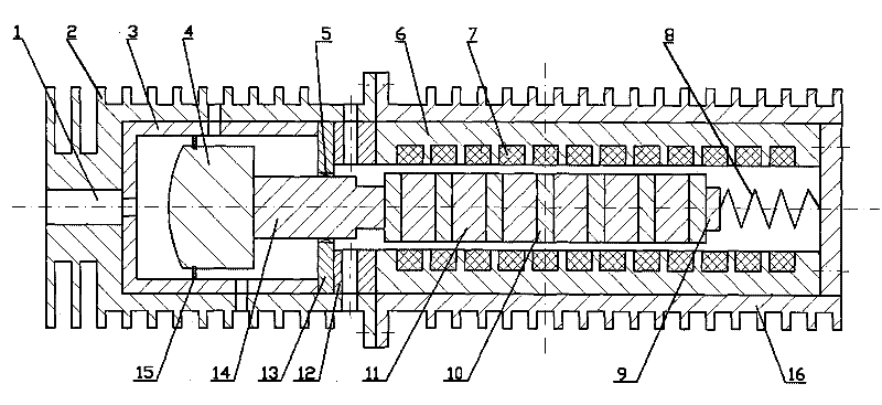 Single-piston linear power generation engine