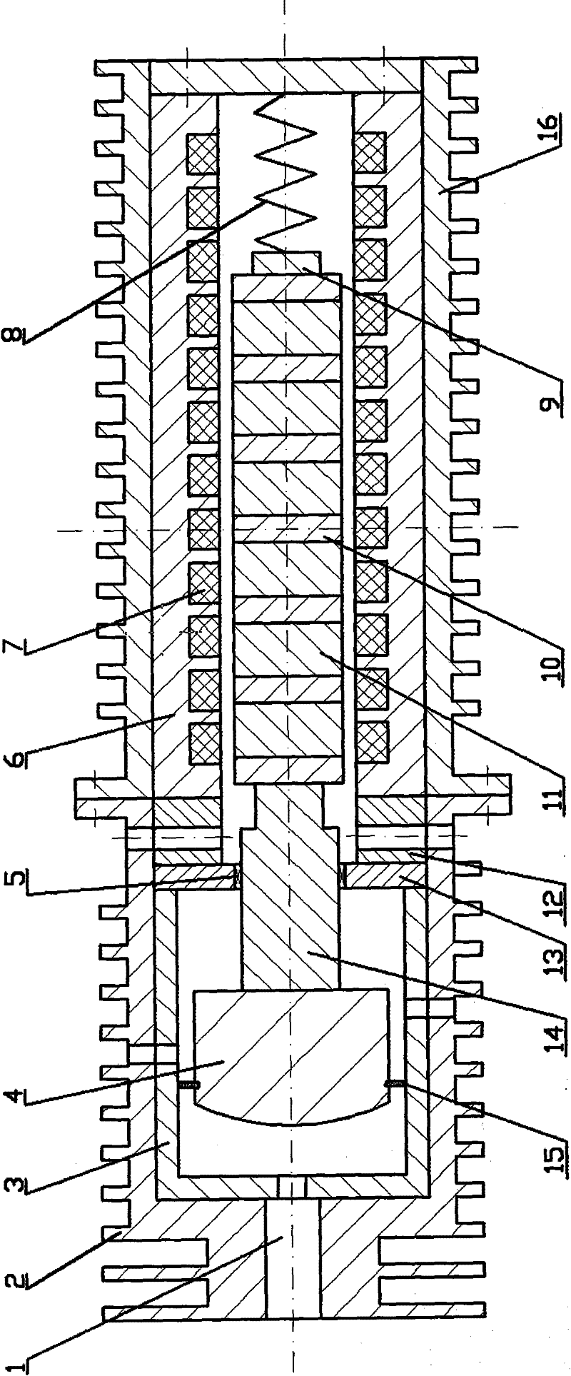 Single-piston linear power generation engine