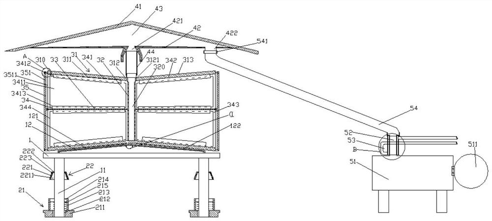 An easy-to-use combined high-efficiency beehive