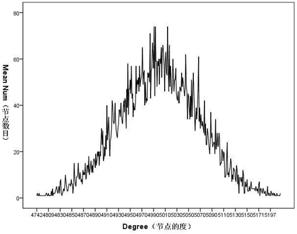 Complex network construction method with twin peak effect characteristic