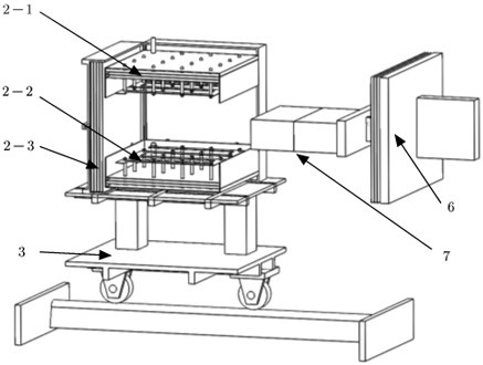 A vacuum preheating electron beam welding device for large thickness workpieces