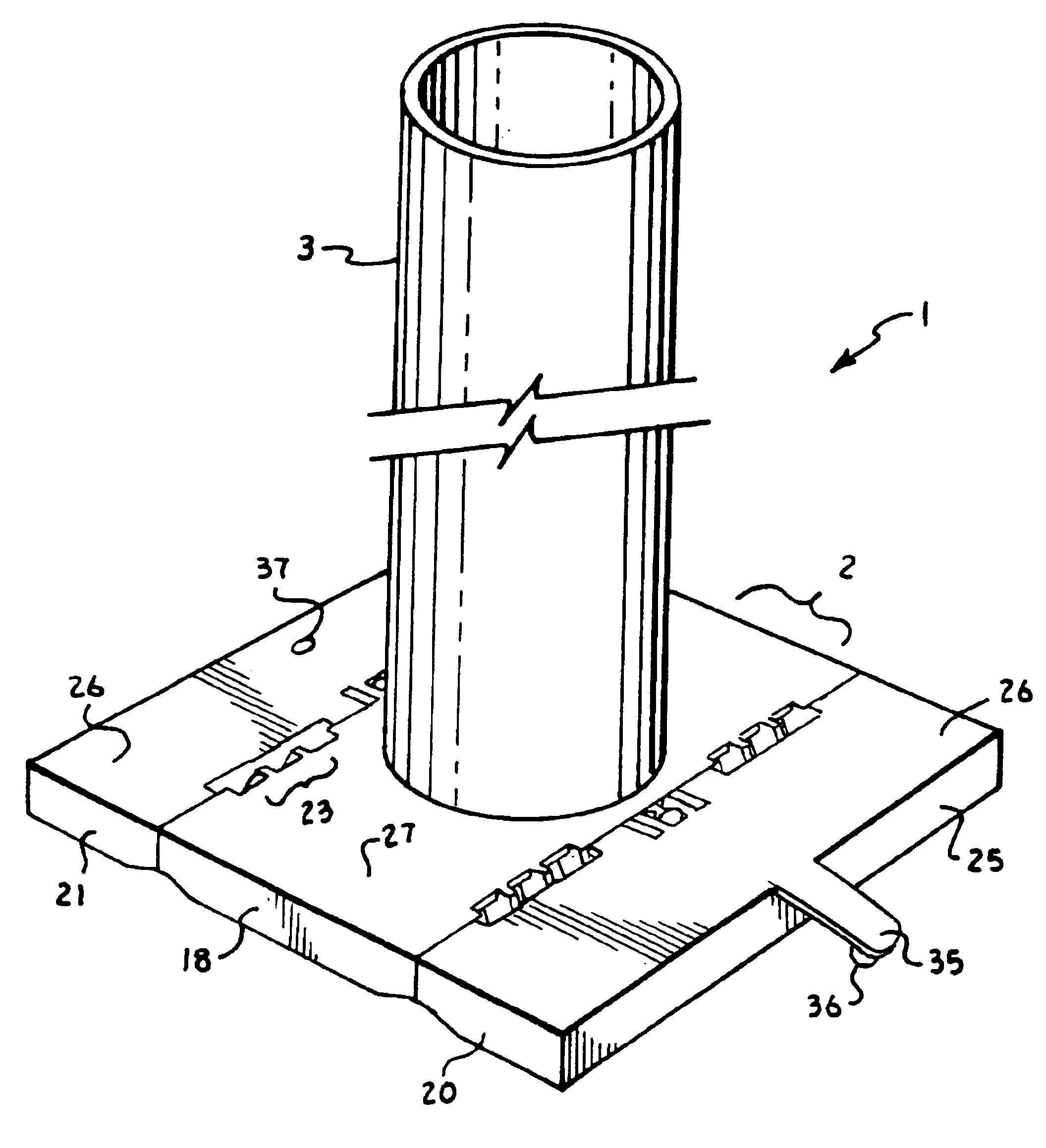 Foldable firework base