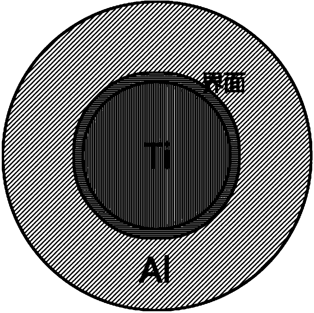 Titanium/aluminum solid-liquid composite casting forming method