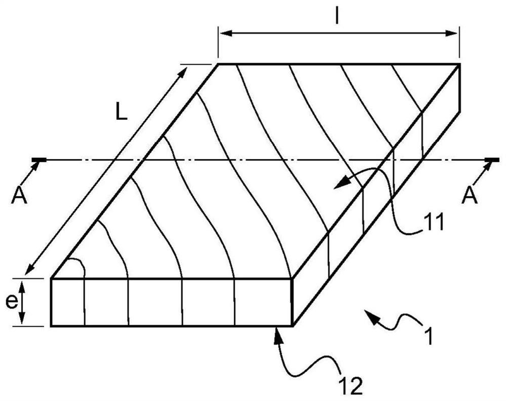 Touch detection device with touch interface made of composite material