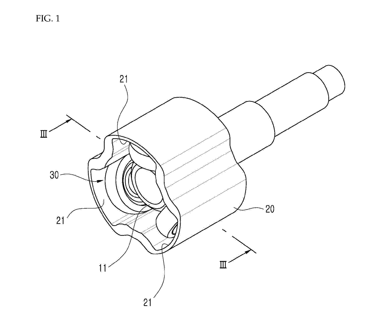 Tripod constant-velocity joint