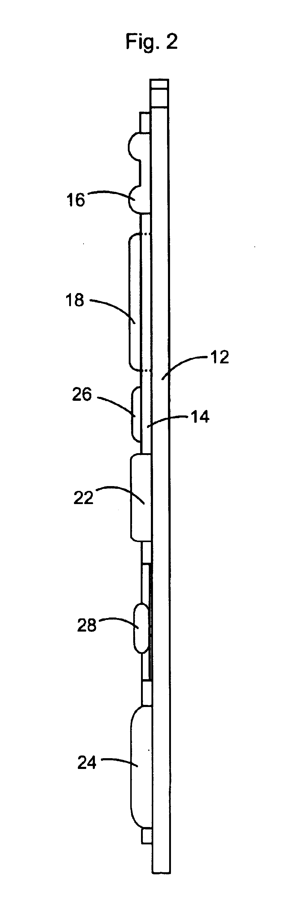 Backboard with removable pad