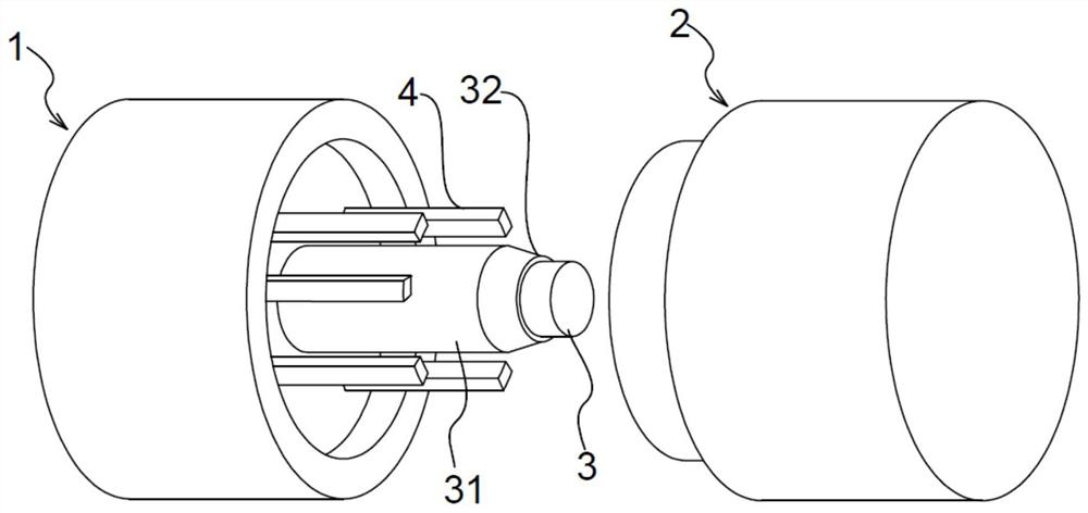 Connectors and endoscopes for endoscopes