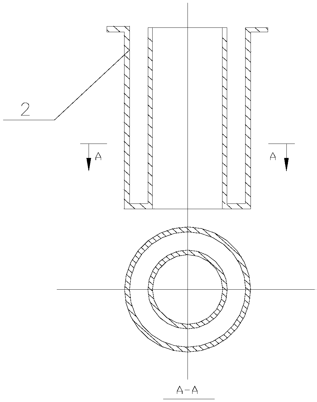Shaft seal device of vertical-type low-voltage non-contact reactor