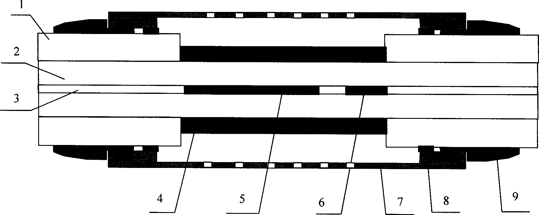 Distributed optical fiber mode coupling biochemical sensor, optical fiber link, and sensing system